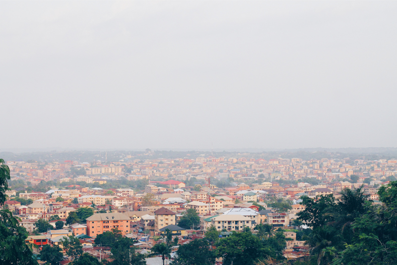 Aerial view, Agbani, Enugu