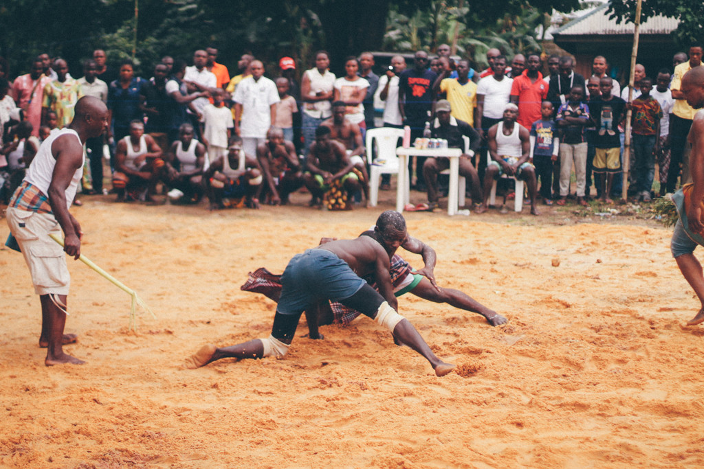 Wrestlers, Ete Wrestling Festival, Omagwa