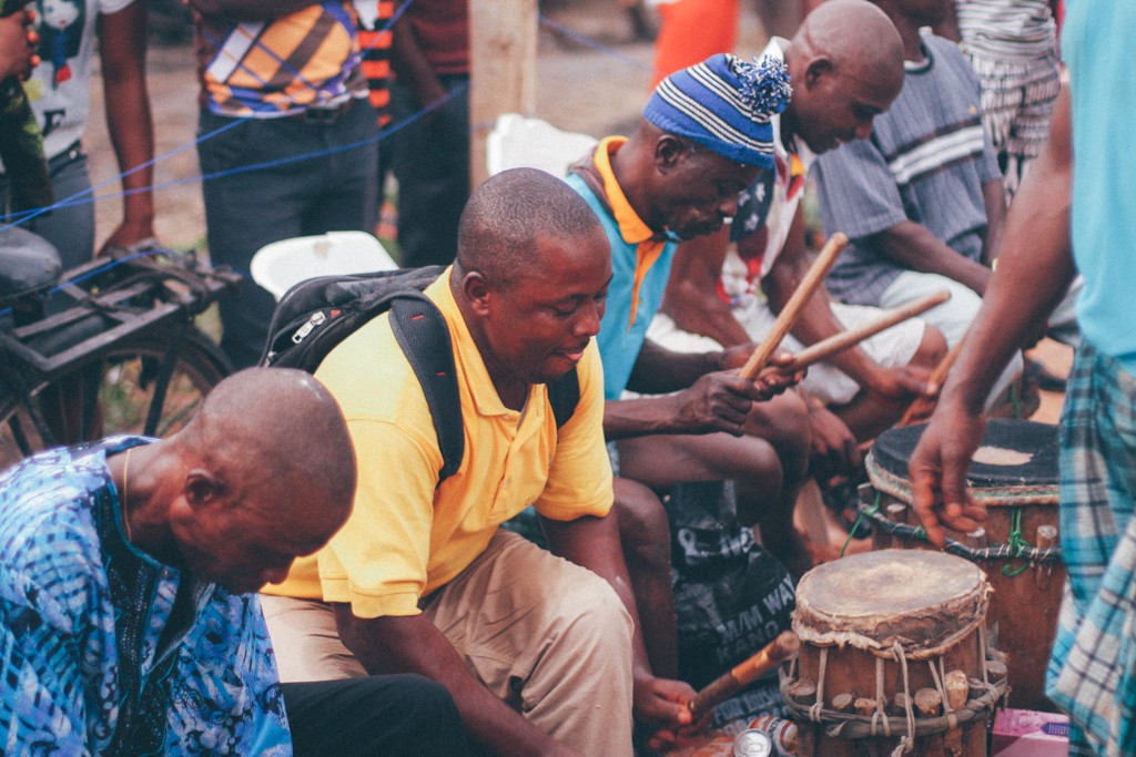 Drumming, Ete Wrestling Festival, Omagwa