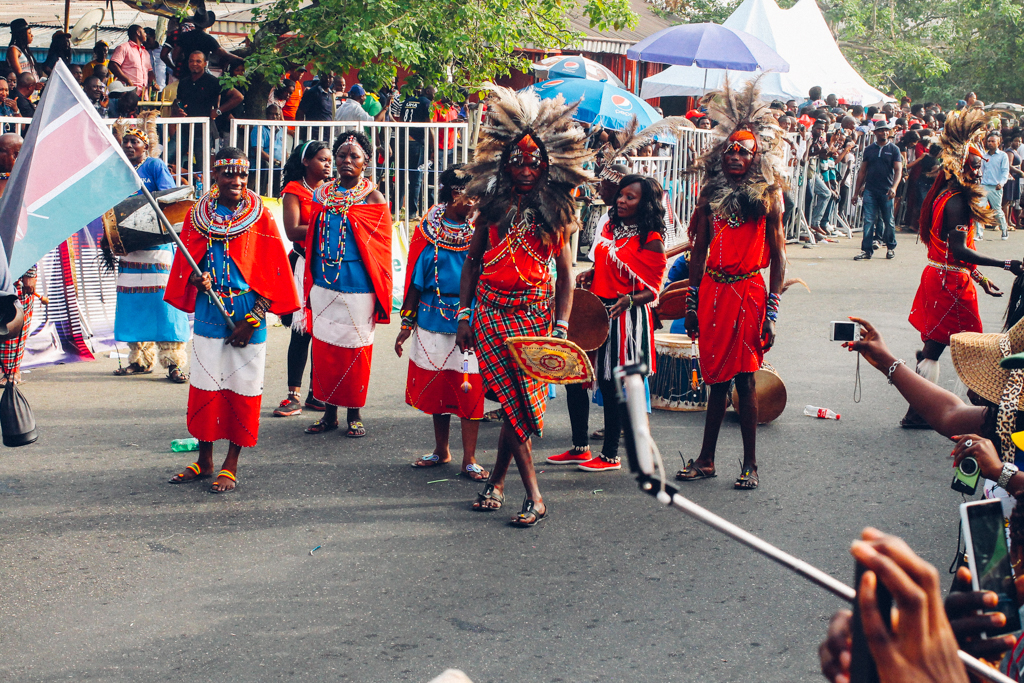 Calabar Carnival 2015 participants from Kenya