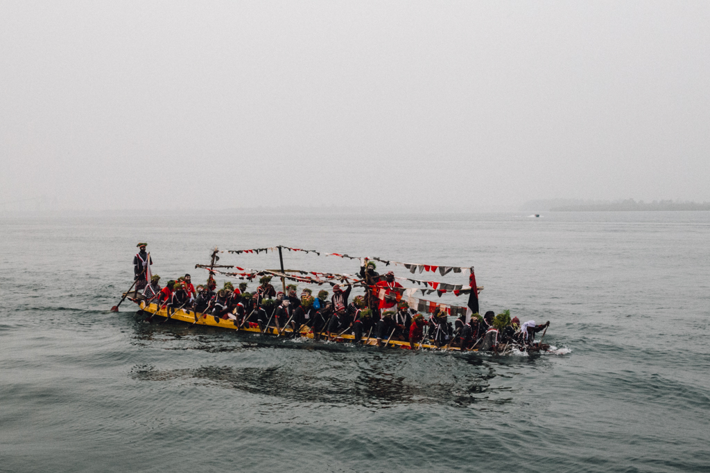 Men Rowing, Opobo Boat Regatta, 2015