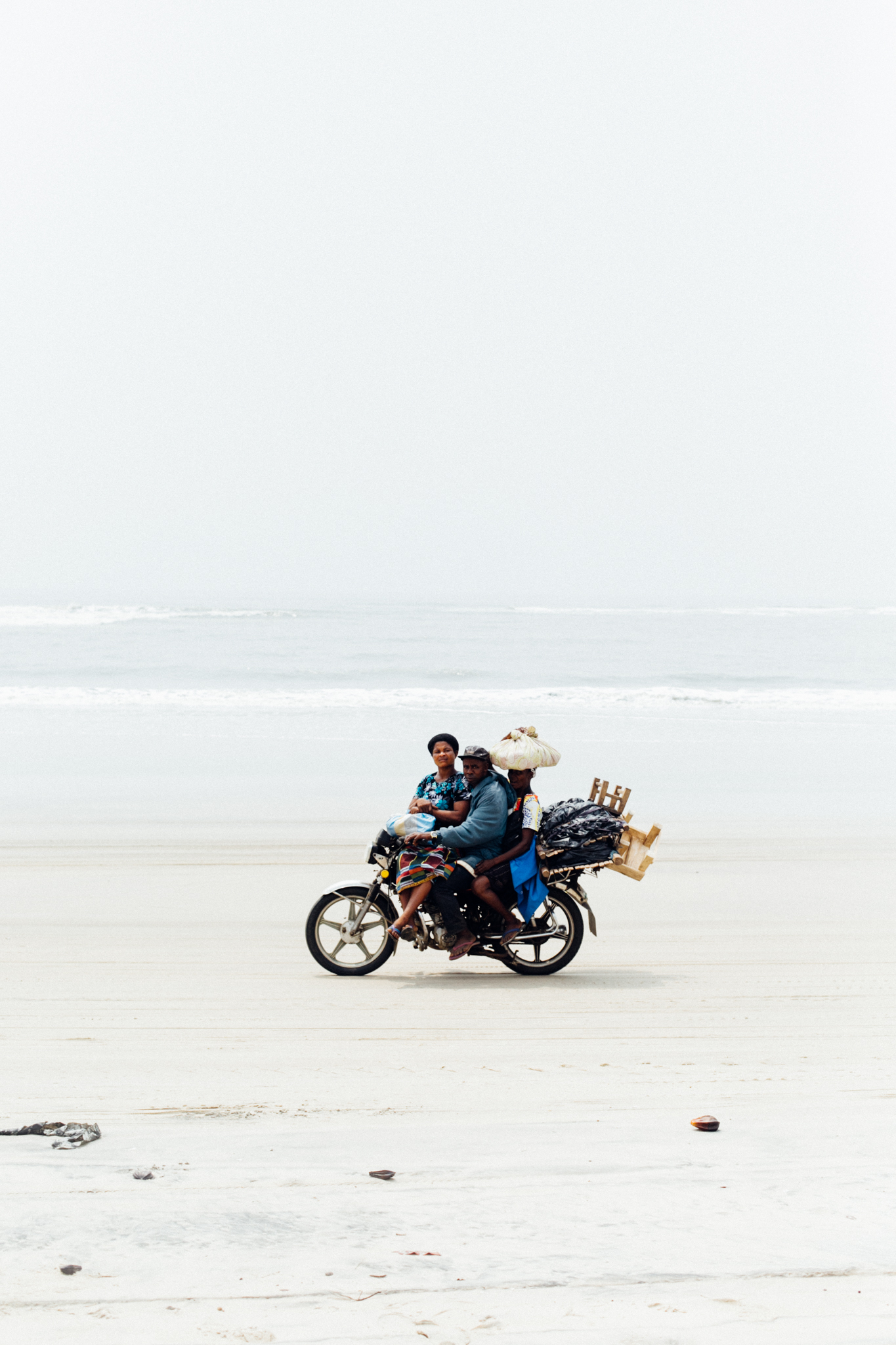 Motorcycle, Ibeno Beach