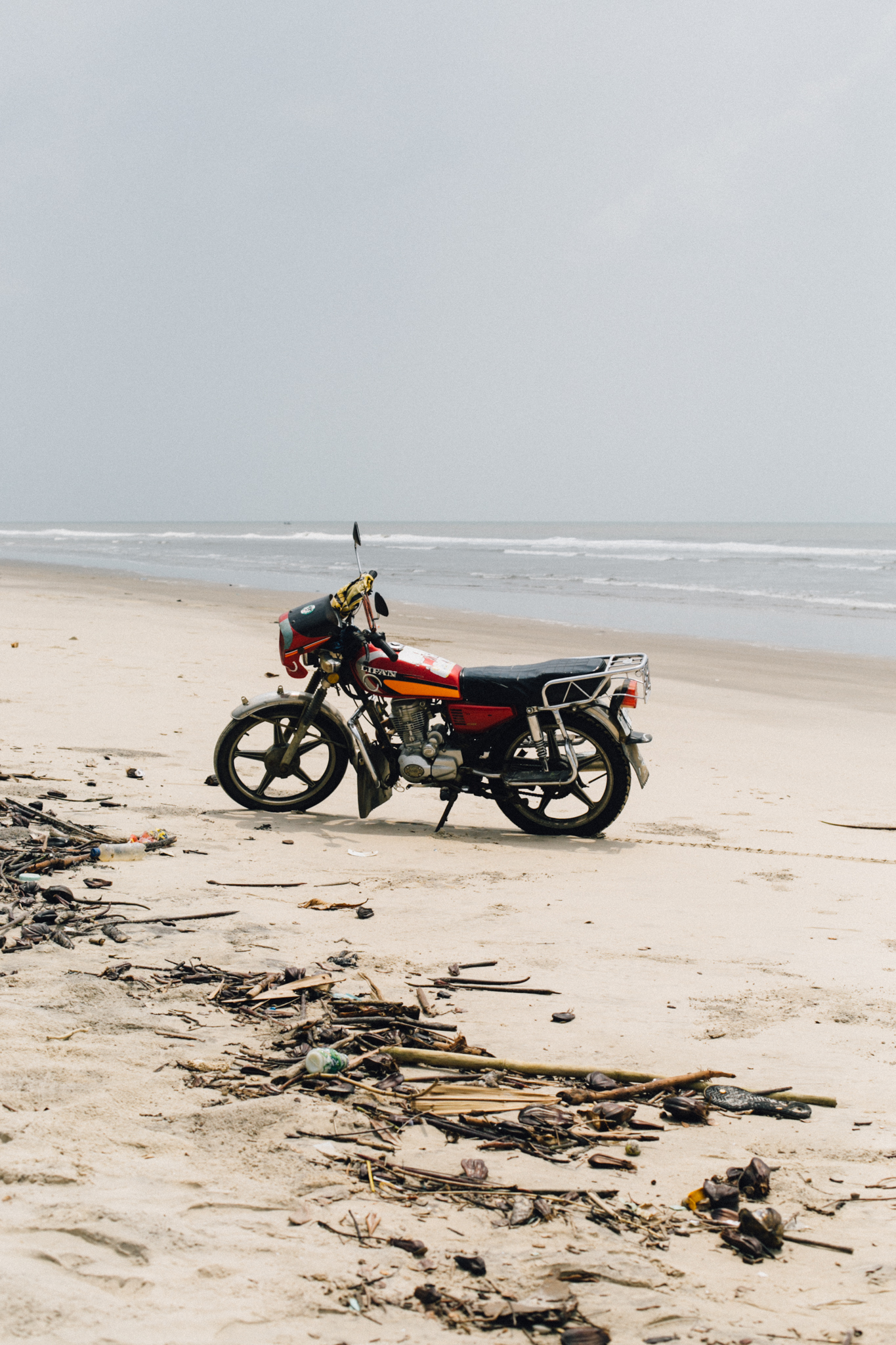 Motorcycle, Ikuru Town Beach