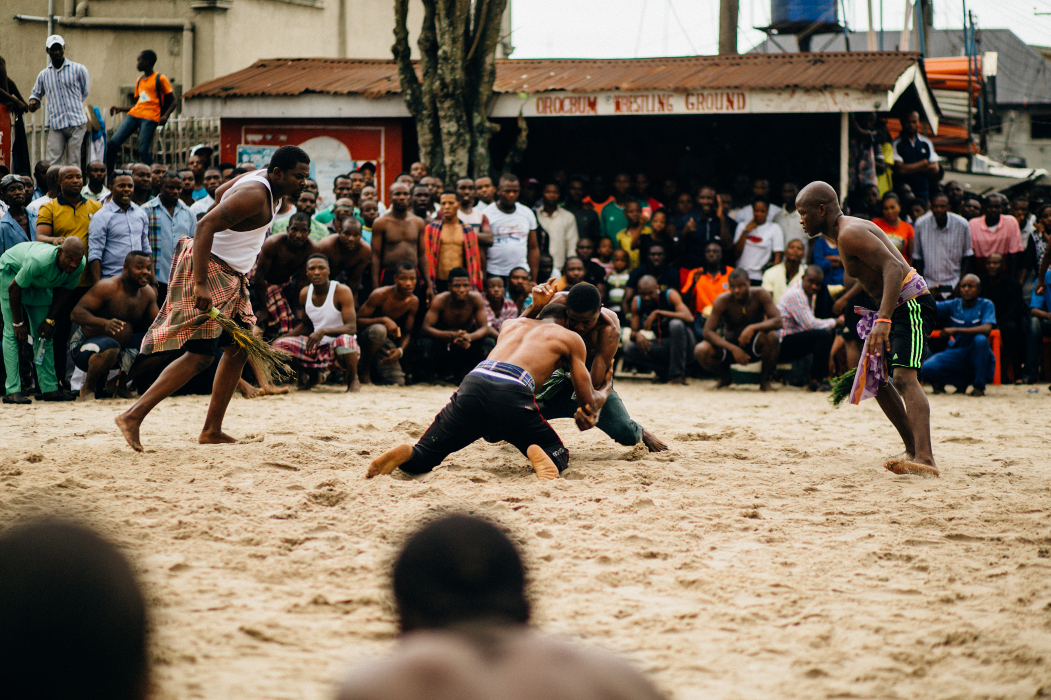 Wrestlers, Egelege Festival, Ogbunabali, Port Harcourt