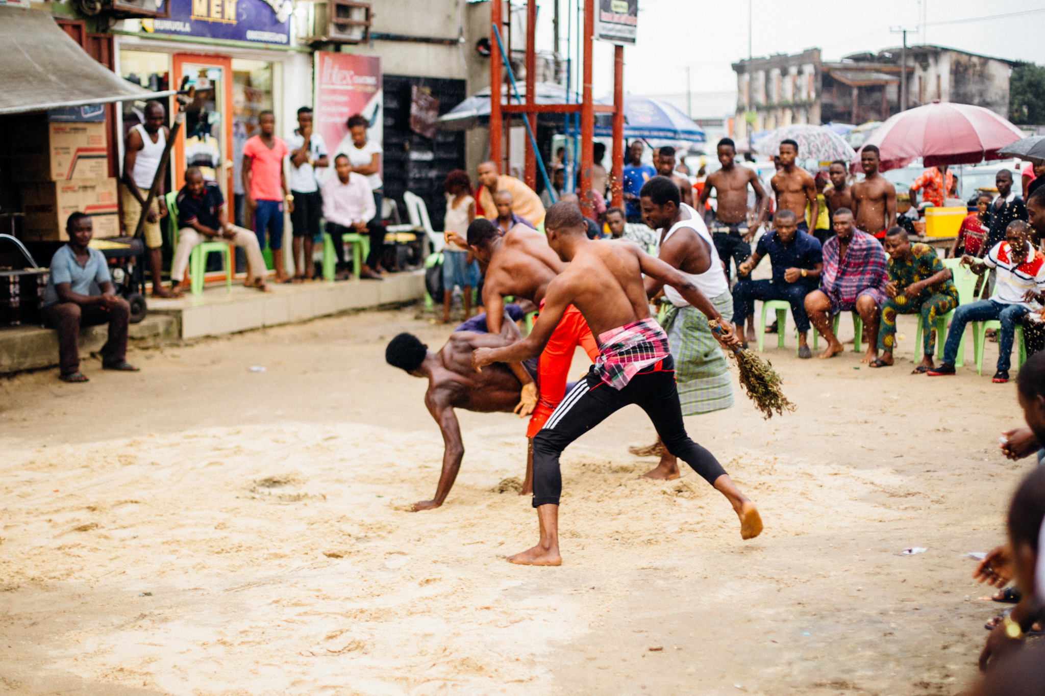 Wrestlers, Egelege Festival, Rumuola, Port Harcourt