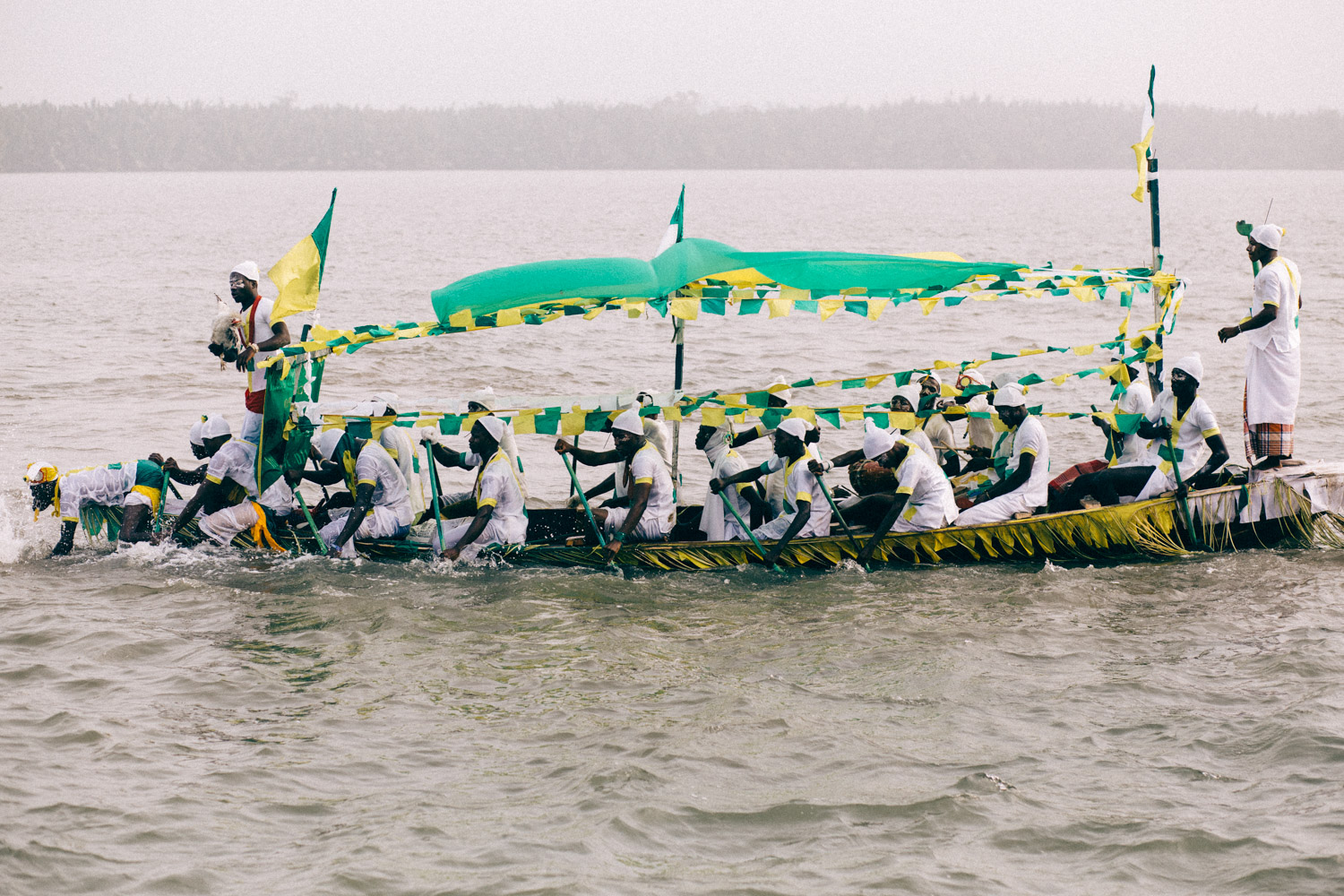 Men Rowing, Opobo Boat Regatta Festival