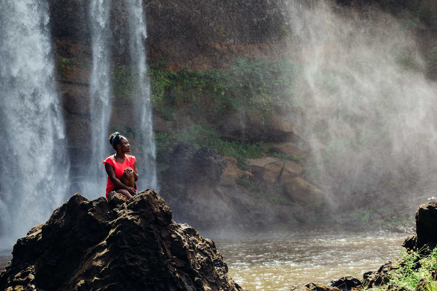 Portrait, Agbokim Waterfalls