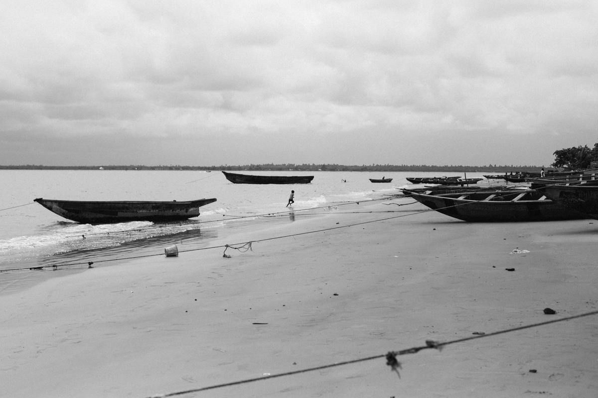 Fishing boats at the beach, Oyorokoto